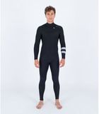 Hurley Advant 3/2 Mm Neopreen Wetsuit Met Borst Rits Zwart XS Man