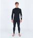Hurley Advant 3/2 Mm Neopreen Wetsuit Met Borst Rits Zwart XS Man