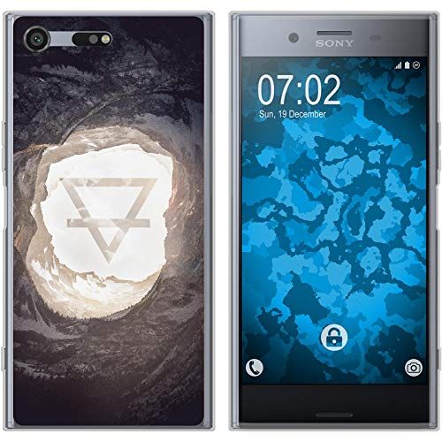 PhoneNatic Case compatibel met Sony Xperia XZ Premium - Silicone Case transparant + 2 screen protectors