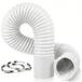 Merkloos Ventilatie Slang 75 mm 3 m met Klemmen en Geluiddemping