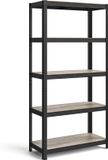 Songmics Industriële Opbergrek - Zwart - Set van 2