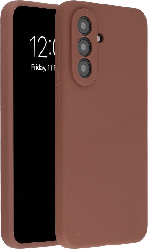 Accezz Liquid Silicone Backcover voor de Samsung Galaxy A57 (5G) - New Tea Brown