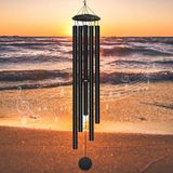 Grote windgong voor buiten diepe toon, 65 inch diepe toon windgong voor buiten veranda tuin patio balkon herdenkingskamer decor, Memorial Sympathie cadeau voor verlies van geliefde