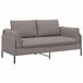 vidaXL - Canapé 2 places - Taupe - Tissu