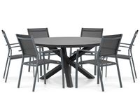 Lifestyle Garden Furniture Lifestyle Lifestyle Sella/Livorno 150 cm dining tuinset 7-delig