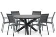 Lifestyle Garden Furniture Lifestyle Lifestyle Sella/Livorno 150 cm dining tuinset 7-delig