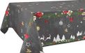 Le Linge de Jules 3760189026068 tafelkleed, vuilafstotend, Kerstmis, grijs – afmetingen: rechthoekig 150 x 240 cm