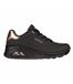 Skechers Uno - Gouden Air - Dames Sneakers - Zwart
