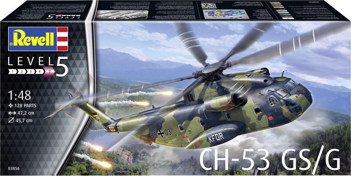 Revell 1:48 03856 CH-53 GS/G Sikorsky Heli Plastic kit