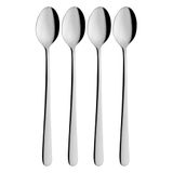 Grunwerg Windsor Carded 4-delige latte/soda lepel set 4SOSWDR/C, 18/0 roestvrij staal, zwart