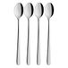 Grunwerg Windsor Carded 4-delige latte/soda lepel set 4SOSWDR/C, 18/0 roestvrij staal, zwart
