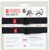 Mini FAHRER Cargo Mini strap XL 70x2cm zwart (2 stuks)
