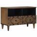 vidaXL meuble TV marron 70 x 33,5 x 46 cm bois de manguier massif