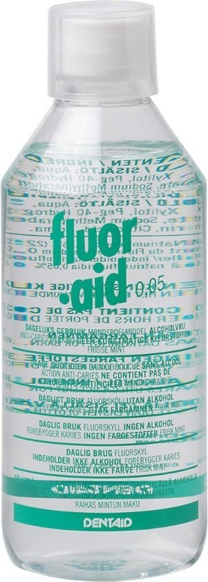 FluorAid Fluor Aid Mondspoelmiddel 500ml