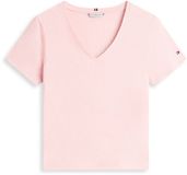 Tommy Hilfiger Dames T-shirt Linnen Katoen Korte Mouw Lente/Zomer 2026
