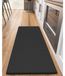 Tapis de cuisine - Tapis anti-fatigue - 44 x 150 cm - 10 mm - Noir
