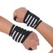 Endless Stretchable Wristband Strap Thumb Loop | Black | Nylon and Polyester | Free Size