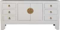 Fine Asianliving Chinese TV Kast Moonshine Greige - Orientique Collectie B121xD37xH61cm Meubles Chinois Armoire Orientale