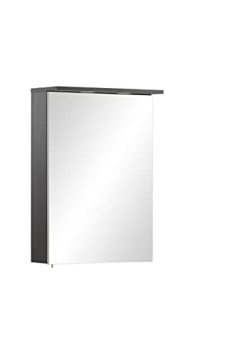 Schildmeyer Gloria Spiegelkast - Zwart/Goud - 72,3 x 50,4 x 16 cm