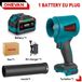 StarTech Accu-loofblazer - Elektrische turboblazer - 4000 W - Borstelloze motor - 300.000 tpm - 400 m/s - 1 accu, EU-stekker - Blaskracht 2 kg - Set van 2
