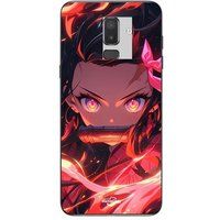 Maniacase Samsung Galaxy J8 2018 Demon Slayer Nezuko Kamado Manga Anime Kopie