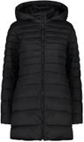 CMP Dunne met capuchon lange damesjas Snaps Zwart Polyester XXS