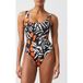 French Connection Maillot de bain imprimé Afara recyclé Noir Taille : XS