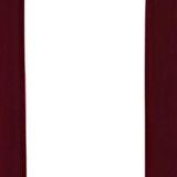Annas Collection Bougie de table rustique cire flamme vacillante 23 cm bordeaux 2 pièces