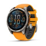 Garmin Fenix 8 Sapphire AMOLED 47mm - Titanium - Multisport GPS Smartwatch - Spark Orange/Graphite
