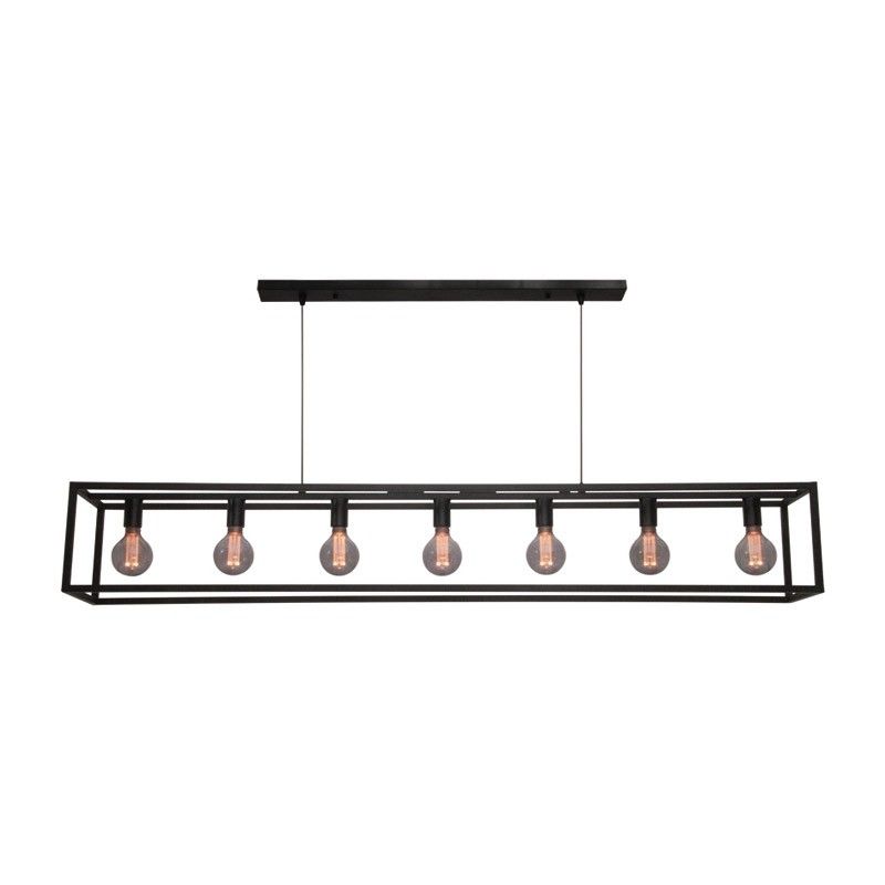 Freelight Esteso Hanglamp Zwart - 7 Lichts - Industrieel - 8720143020582