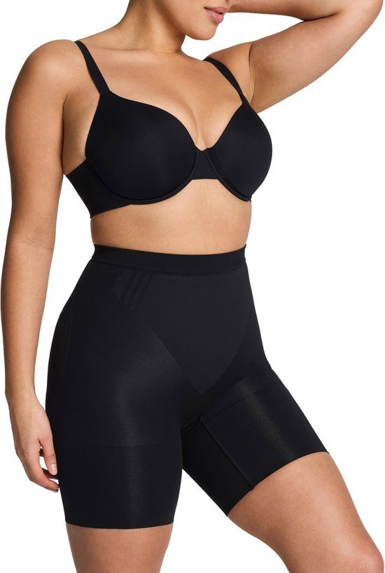 SPANX sculpt GoFigure Midthigh Short - Zwart - Maat XL