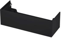 INK - Onderkast 1 Lade Push 2 Open - Mat Zwart - 1200x450x376 mm