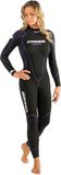 Cressi Maya Lady Monopiece Wetsuit - 2.5 mm Neoprene All-in-One Wetsuit