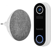 Hombli Smart Doorbell Pack - Black, White - Home & Office - IP65 - Wireless - MicroSD - 1080p