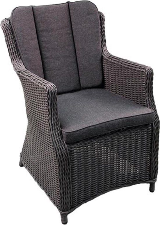 Merkloos Terlizzi Tuinstoel Black Aluminium