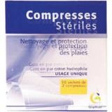 Giphar Compresses stériles non tissées 7,5x7,5cm 50 unités