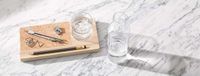 L.S.A. - Plateau Bureau Organizer Karaf Set 28 cm - Glas - Transparant