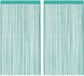 vidaXL Koordgordijnen - 2 stuks - Turquoise - 100x250 cm