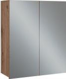 Vicco Takumi Badkamerspiegelkast – 60 x 70 cm met 3 gesloten opbergvakken Ambachtelijk