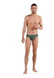 HOM Nautical Cup Swim Mini Briefs Khaki Heren XL