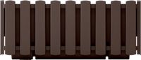 Prosperplast Fence Look Bloempot - Houtbruin - 38 x 18 x 16 cm
