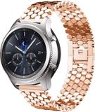 Strap-it Stalen Smartwatch bandje - Geschikt voor Samsung Gear S3 / Galaxy Watch 3 45mm - Rosé Goud