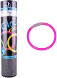 Funny Fashion Glow in the dark armbandjes - 100x - roze - 25 cm - neon glow - oplichtende sieraden
