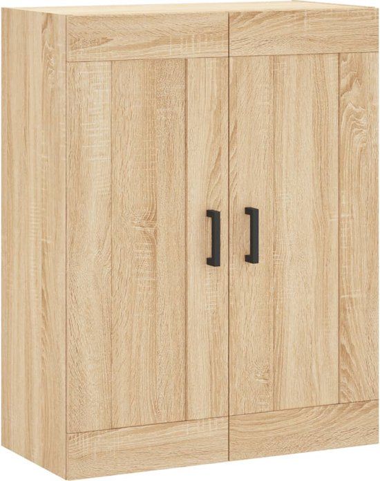 vidaXL Wandkast 69,5x34x90 cm bewerkt hout sonoma eikenkleurig
