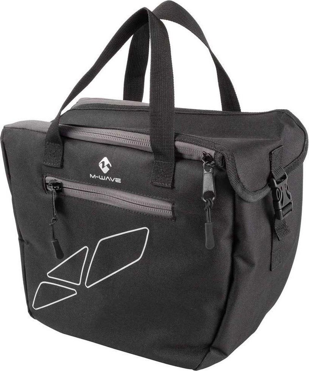 M-Wave Organizer Bagagedragertas Amsterdam 11,3 Liter Zwart