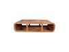CURVIA table basse bois de sheesham 100 cm