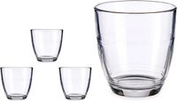 Vivalto Koffieglazen - 6 stuks - 170 ml - Transparant