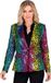 Widmann Pailletten Blazer Regenboog Jungle Fun Vrouw M