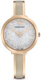 Swarovski Crystalline Delight Horloge - 33 mm - Rosékleurig - Staal - Dames