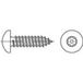 TOOLCRAFT TO-5380119 Vis de sécurité 5,5 mm 63 mm Intérieur-T 88114 Inox A2 100 pièce(s)